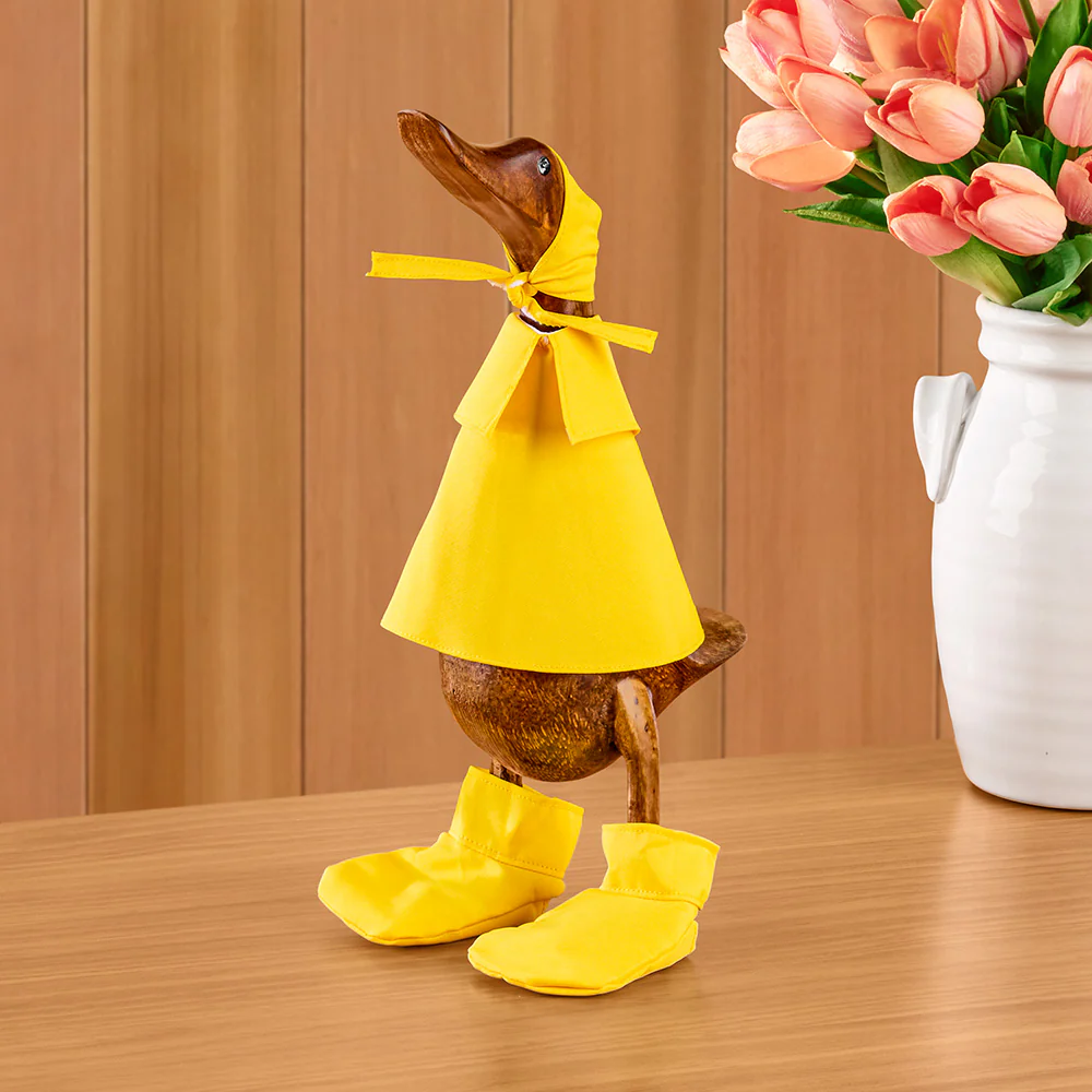 Rain Duck Garden Figurine