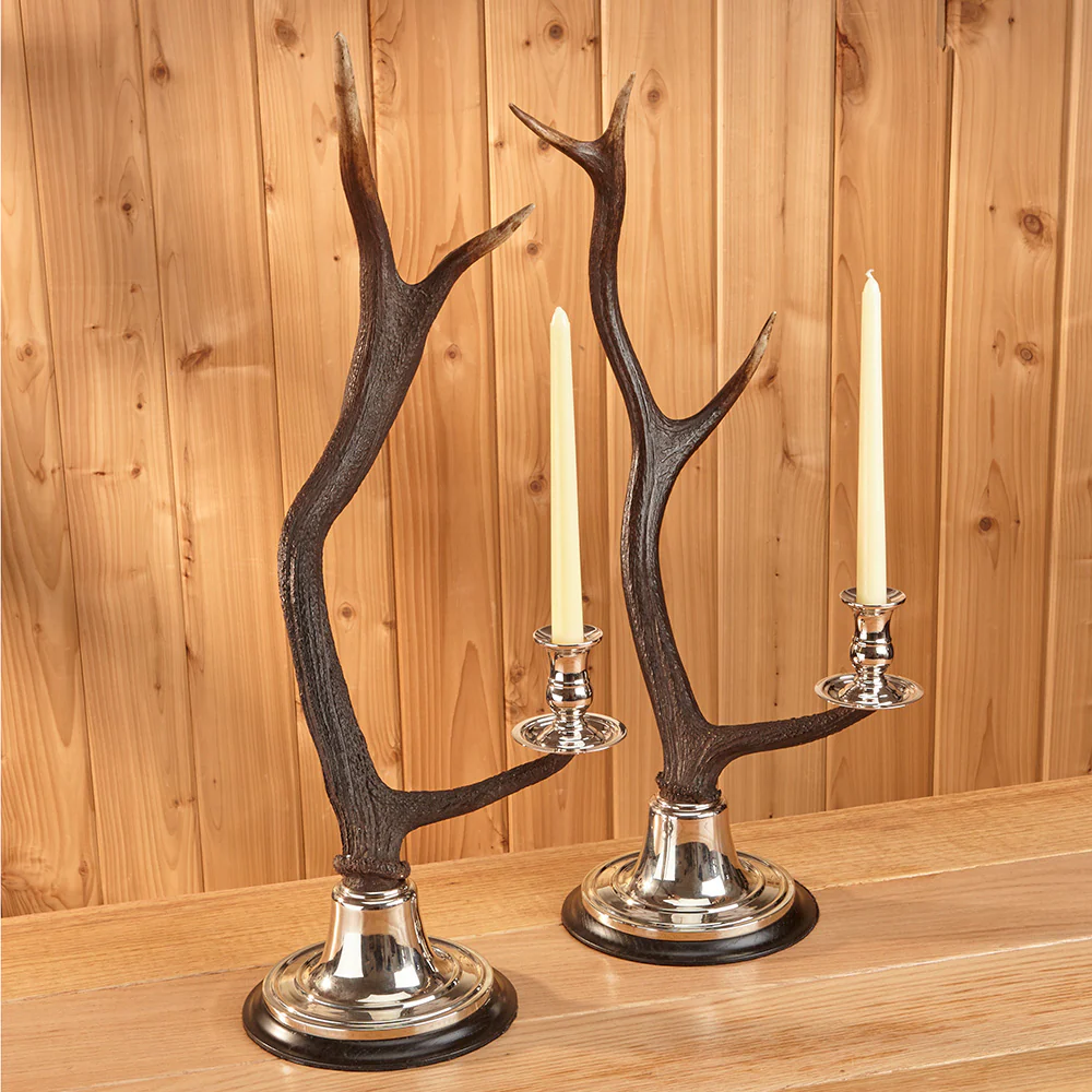 Ralph Lauren Stag Horn Candelabra - Image 3