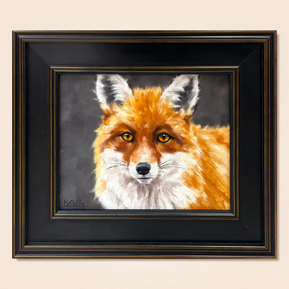 "Red" Original Oil Painting by Mitchell McClosky
