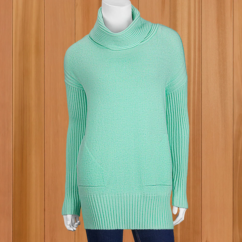 Renuar Luxe Cowl Neck Sweater - Image 2