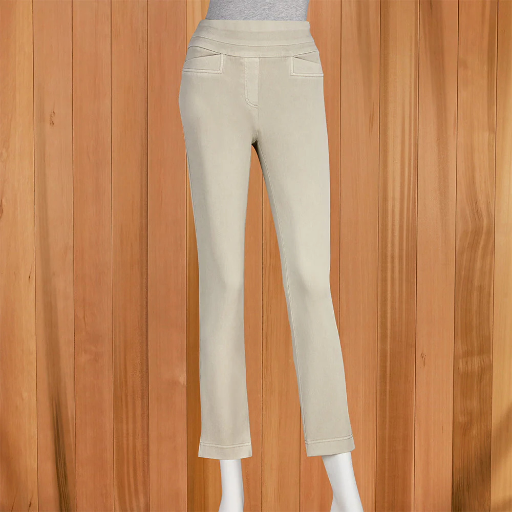 Renuar Women's Denim Pull-On Ankle Pants