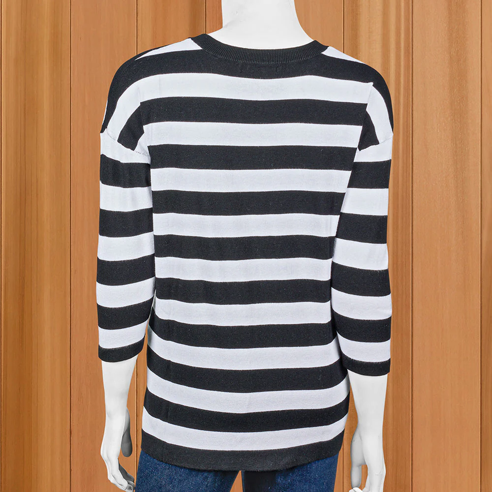 Renuar Women's Dot and Stripe Knit Pullover - Image 2