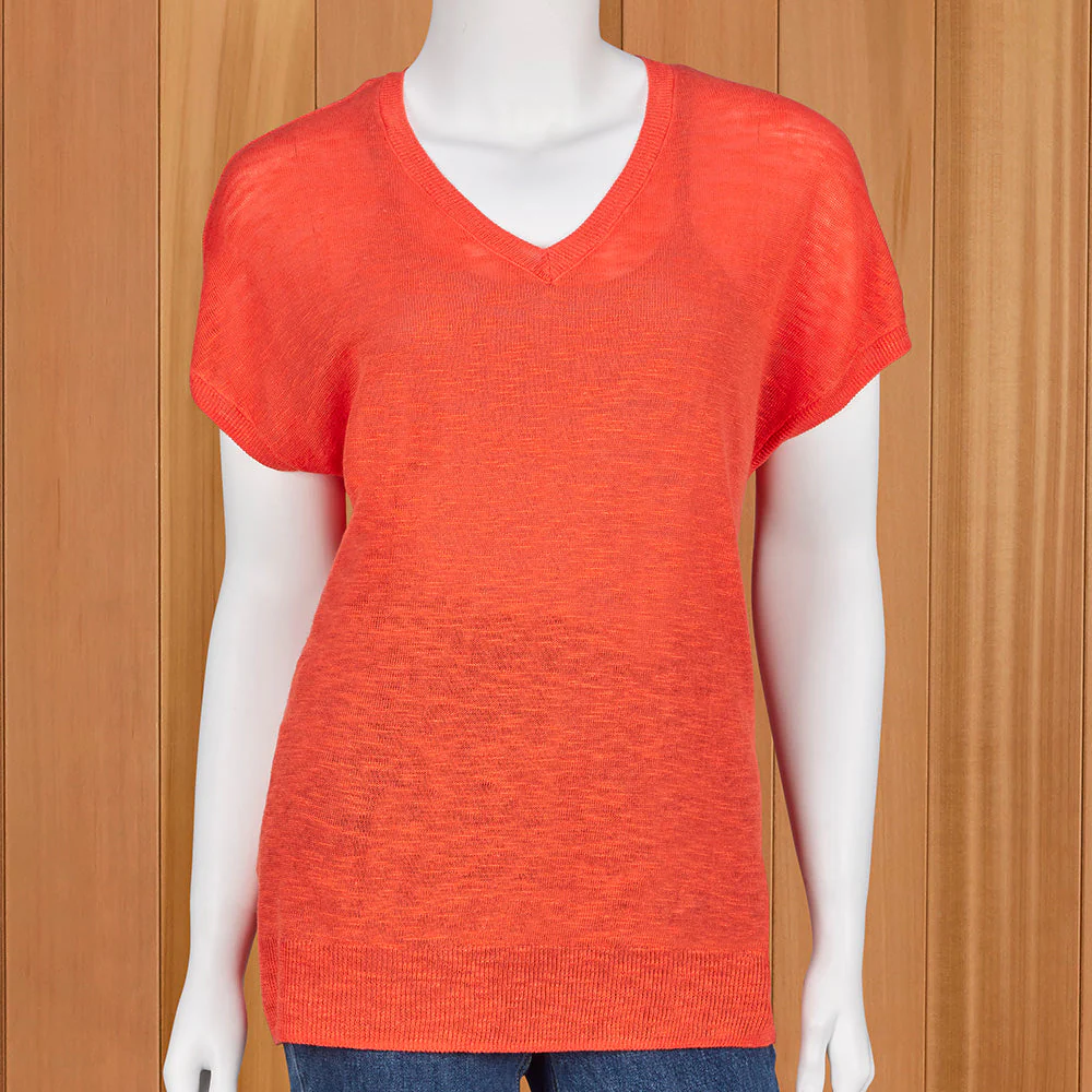Renuar Women's Lightweight Linen Tee - Image 3