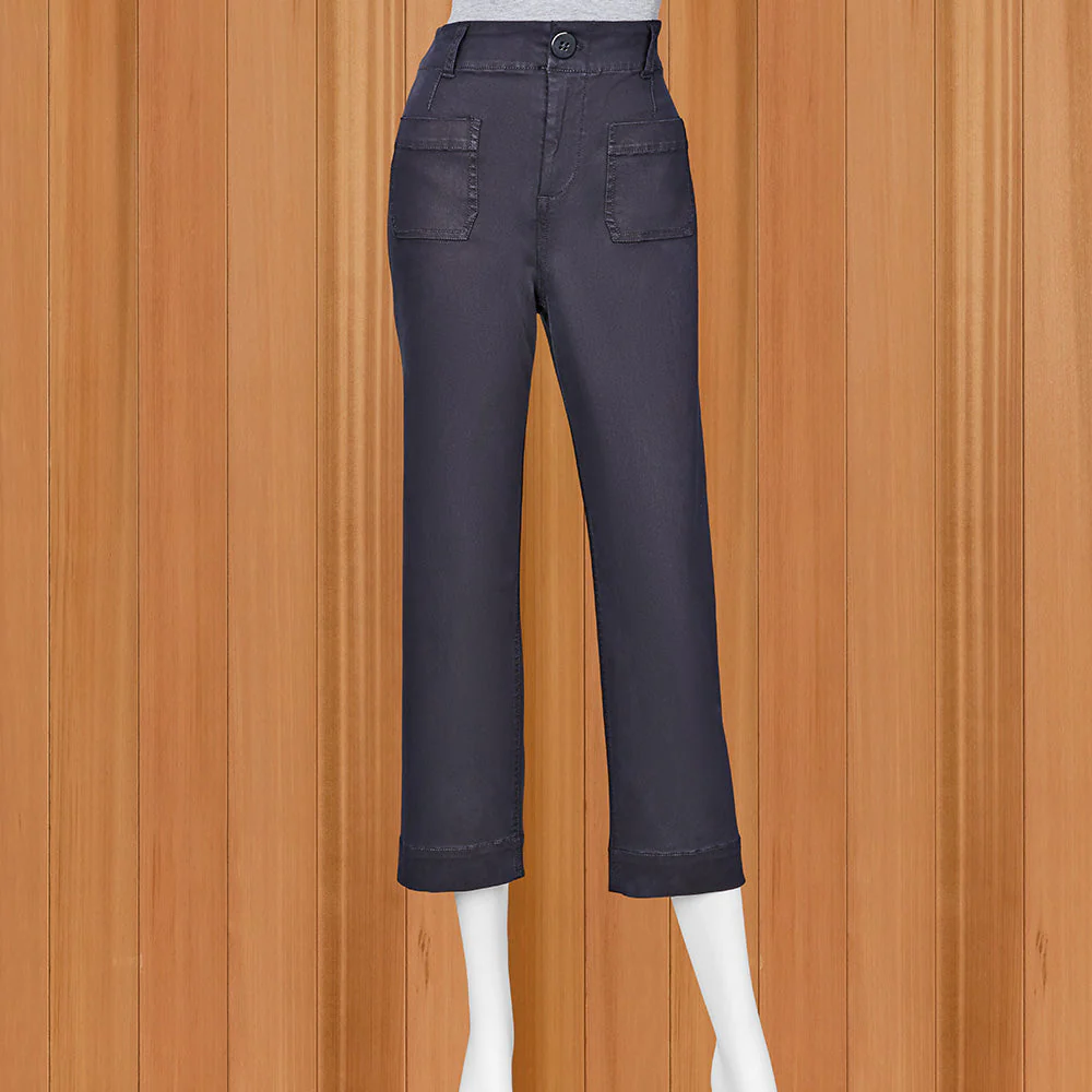 Renuar Women's Luxe Cropped Wide Leg Pants - Image 6