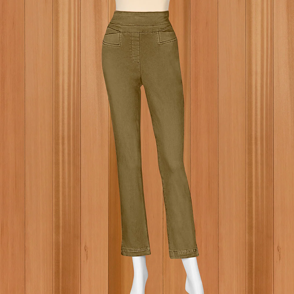 Renuar Women's Pull-On Cigarette Pants, Ankle Length - Image 8