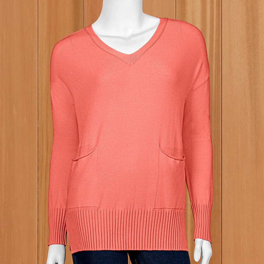Renuar Women's Two-Pocket Knit Pullover - Image 2