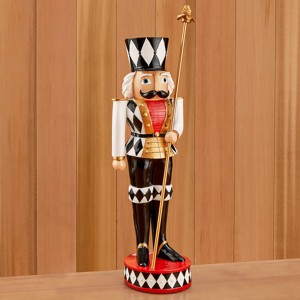 Resin Harlequin Nutcracker