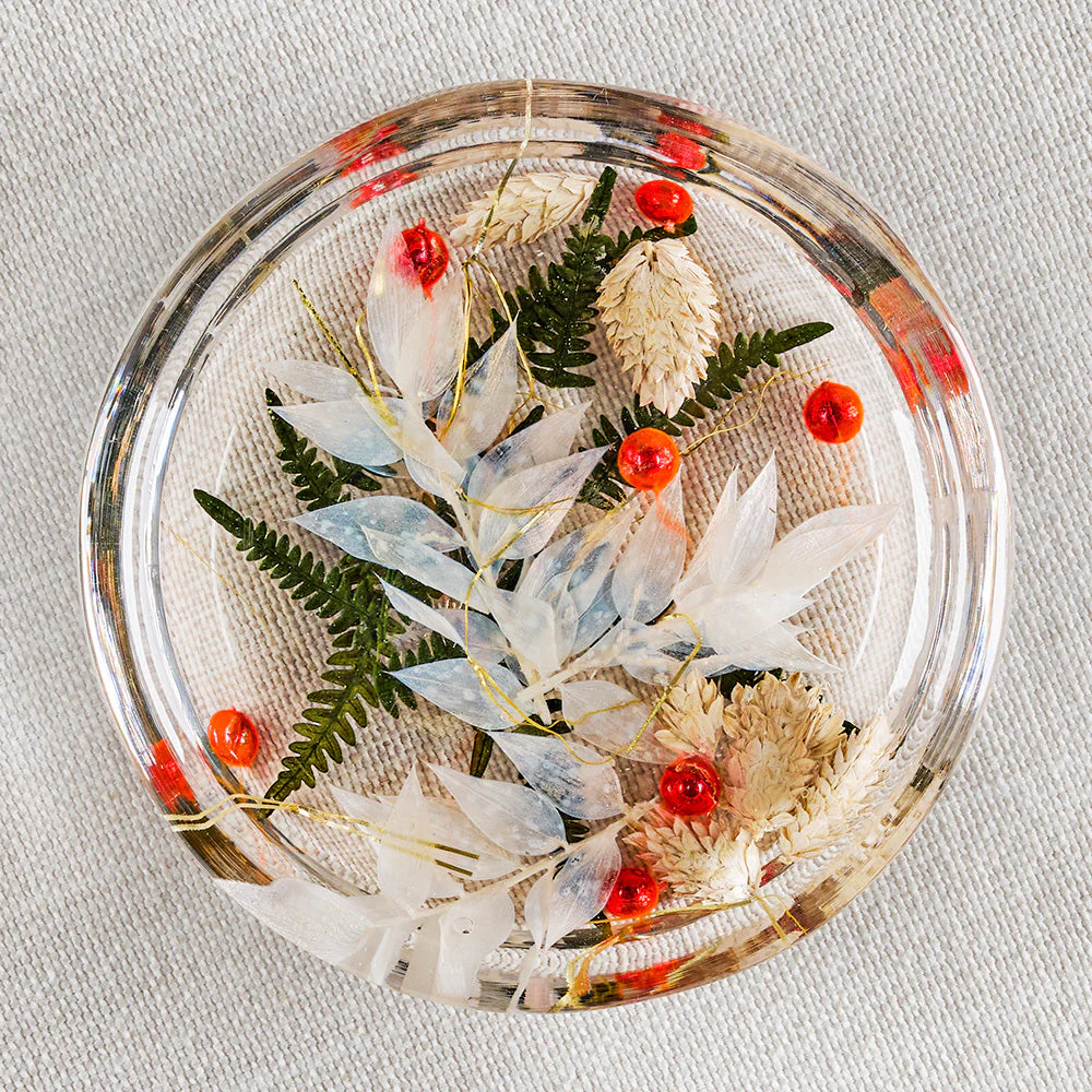 Riccardo Marzi Resin Bottle Coaster, Christmas - Image 2