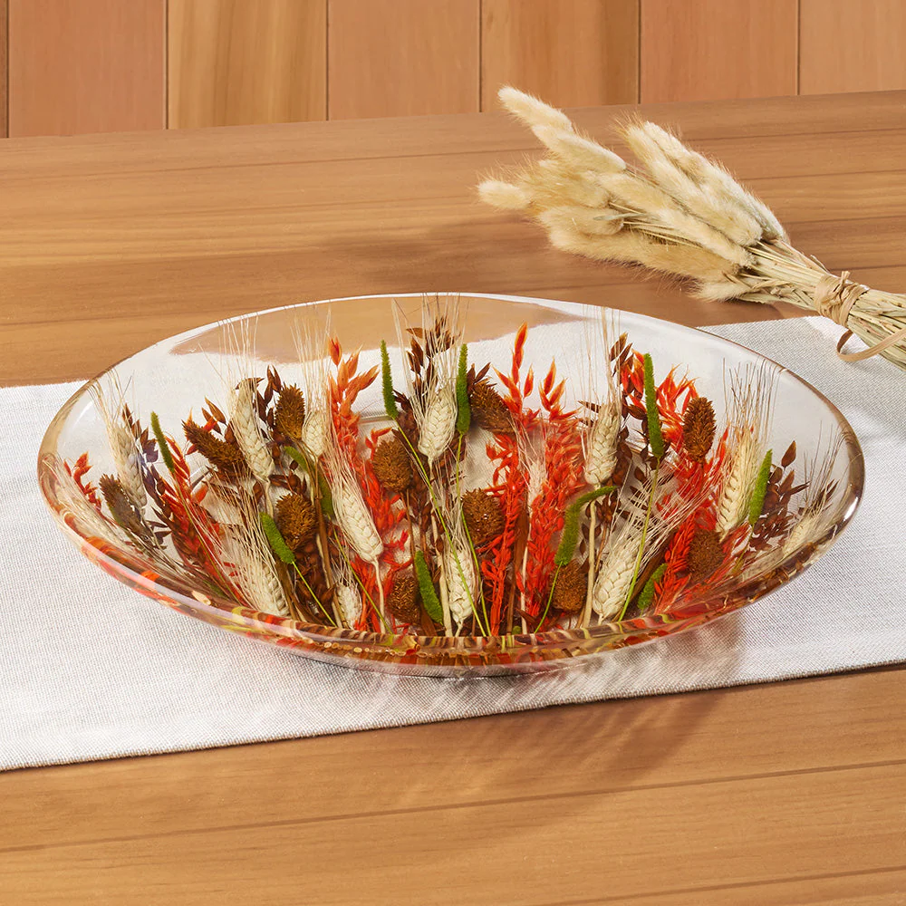 Riccardo Marzi Resin Platter, Autumn - Image 2