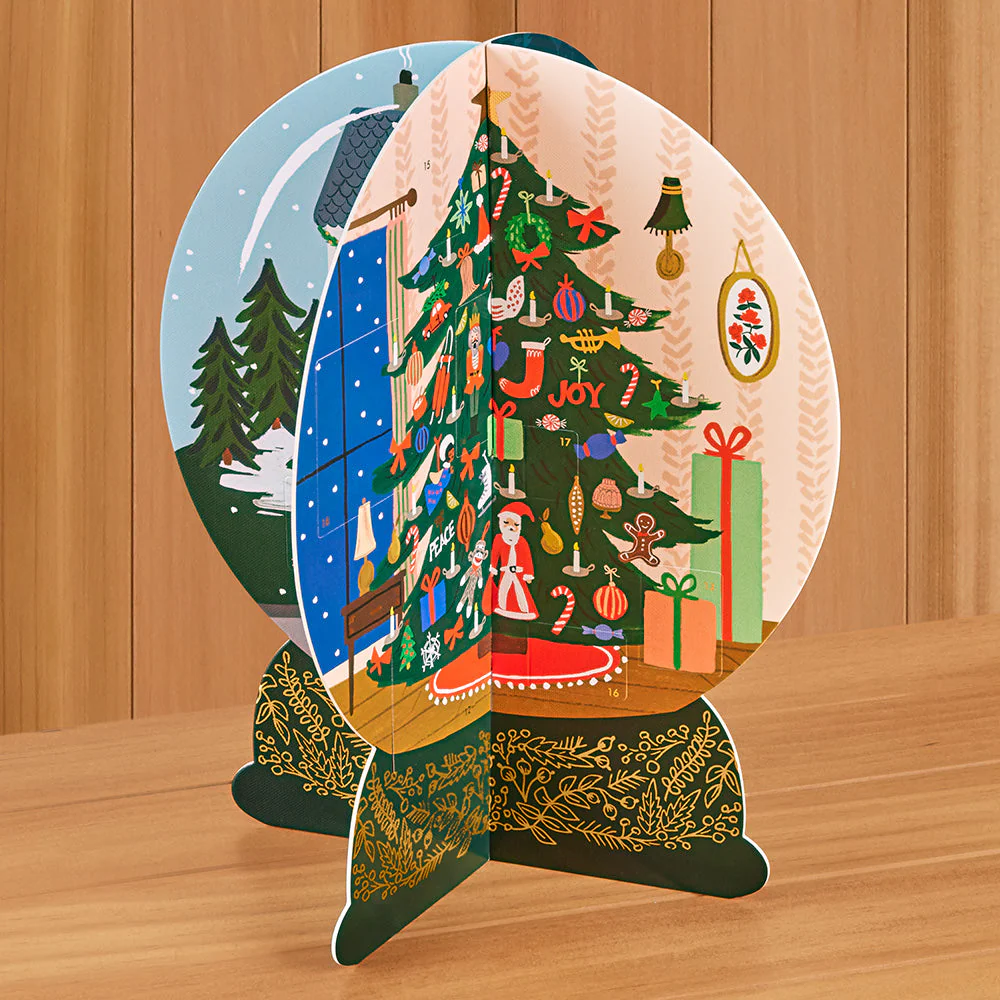 Rifle Paper Co. Advent Calendar, Snow Globe - Image 2