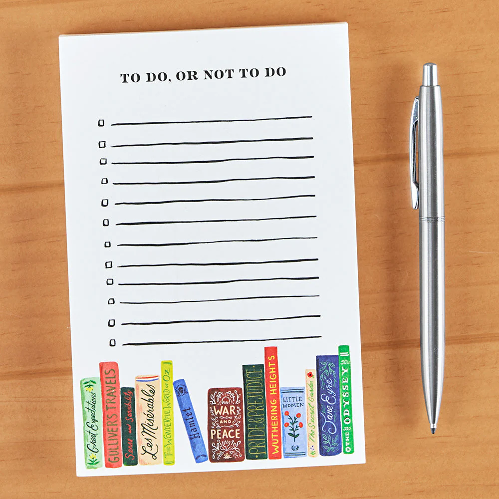 Rifle Paper Co. Notepad, To Do or Not to Do