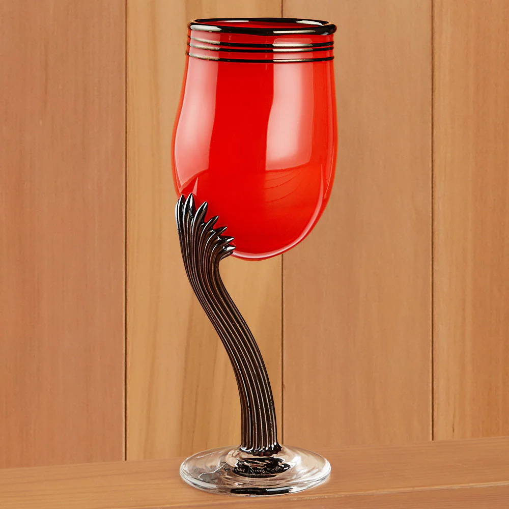 Robinson Scott Side Stem Glass Goblet - Image 4