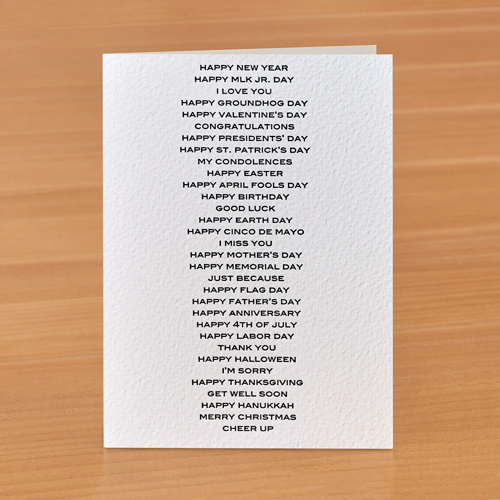 Sapling Press Greeting Card, All Purpose