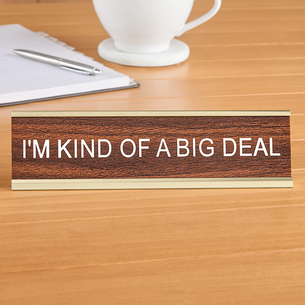 Sassy Nameplate Desk Sign - Image 2