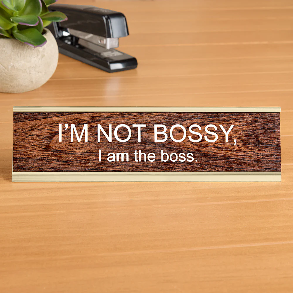 Sassy Nameplate Desk Sign - Image 3