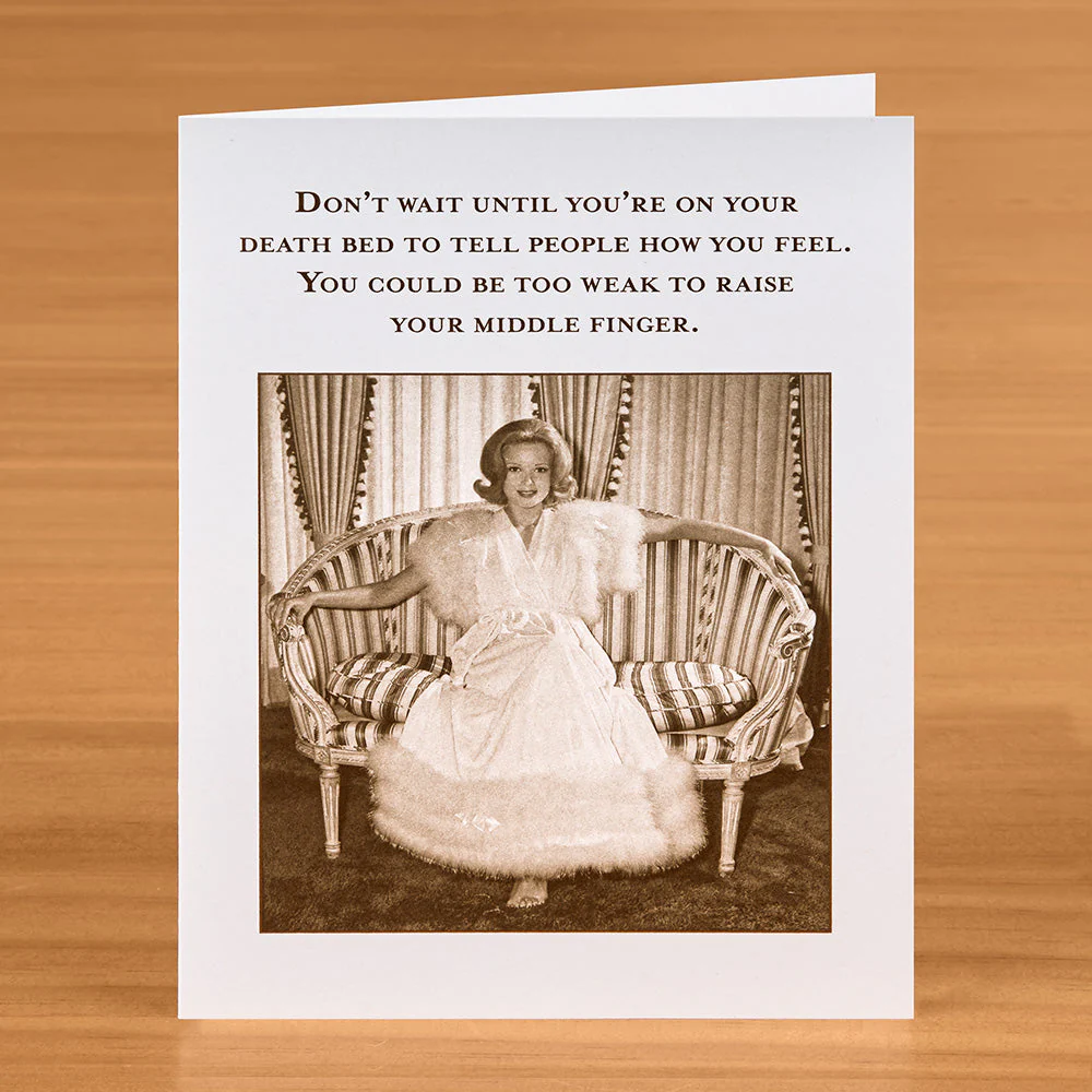 Shannon Martin Birthday Card, Tell People How You Feel