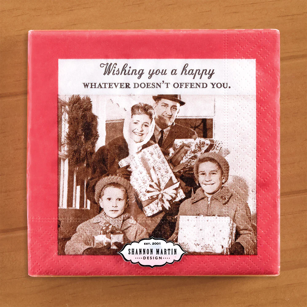 Shannon Martin Christmas Paper Cocktail Napkins - Image 5