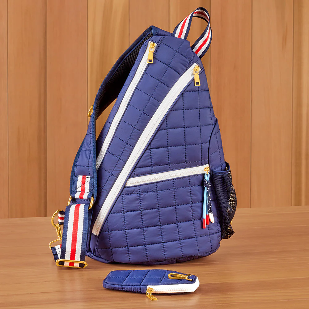 Shiraleah Ezra Quilted Sling Backpack - Image 3