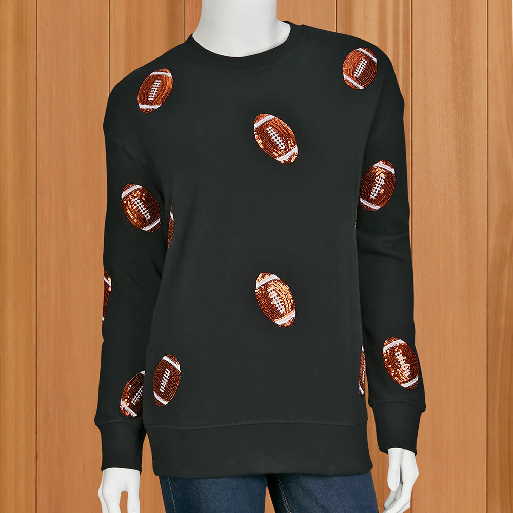 Shiraleah Fancy Football Sweatshirt