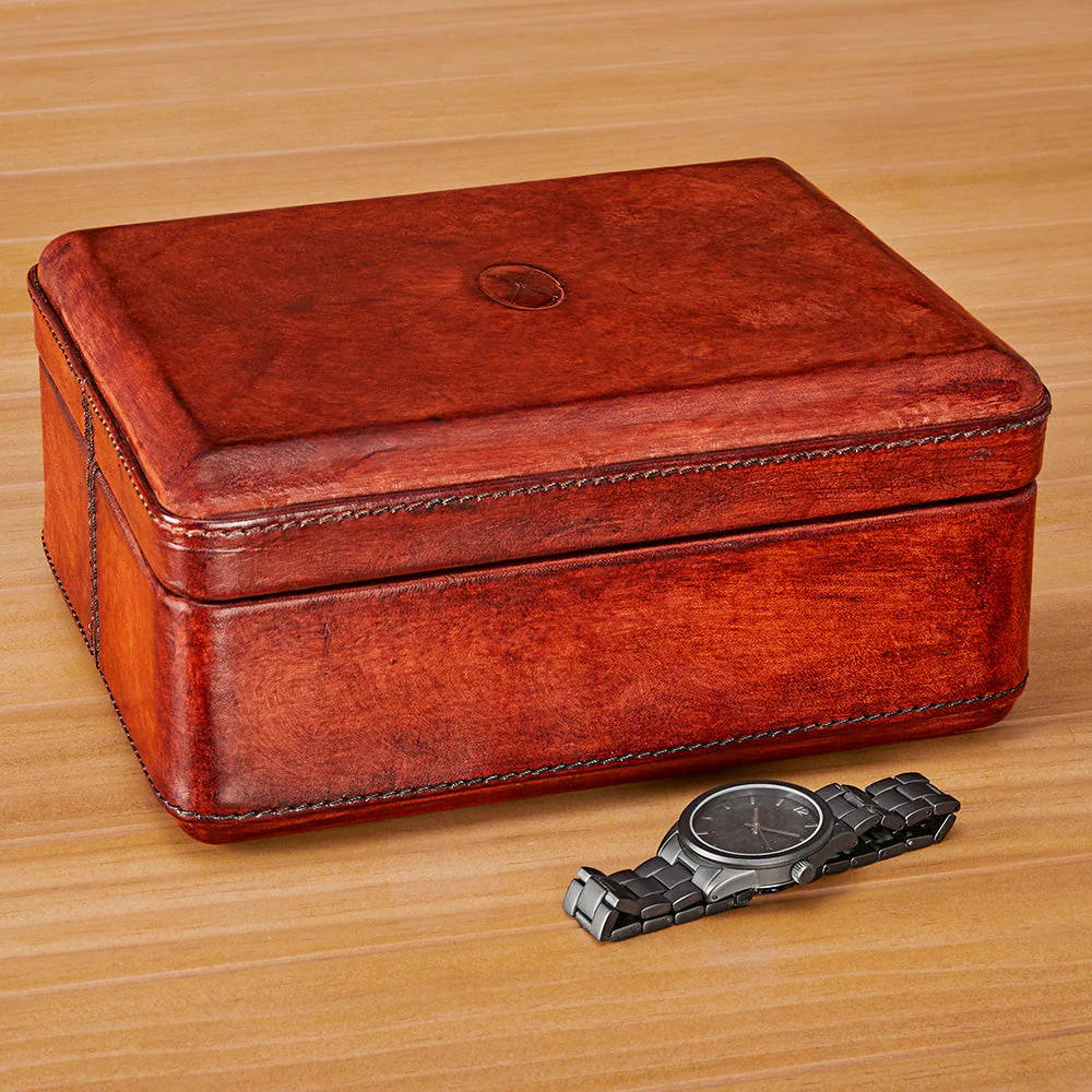Signature Leather Desk Collection, Box - Image 2