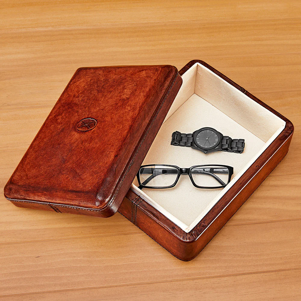 Signature Leather Desk Collection, Box - Image 3