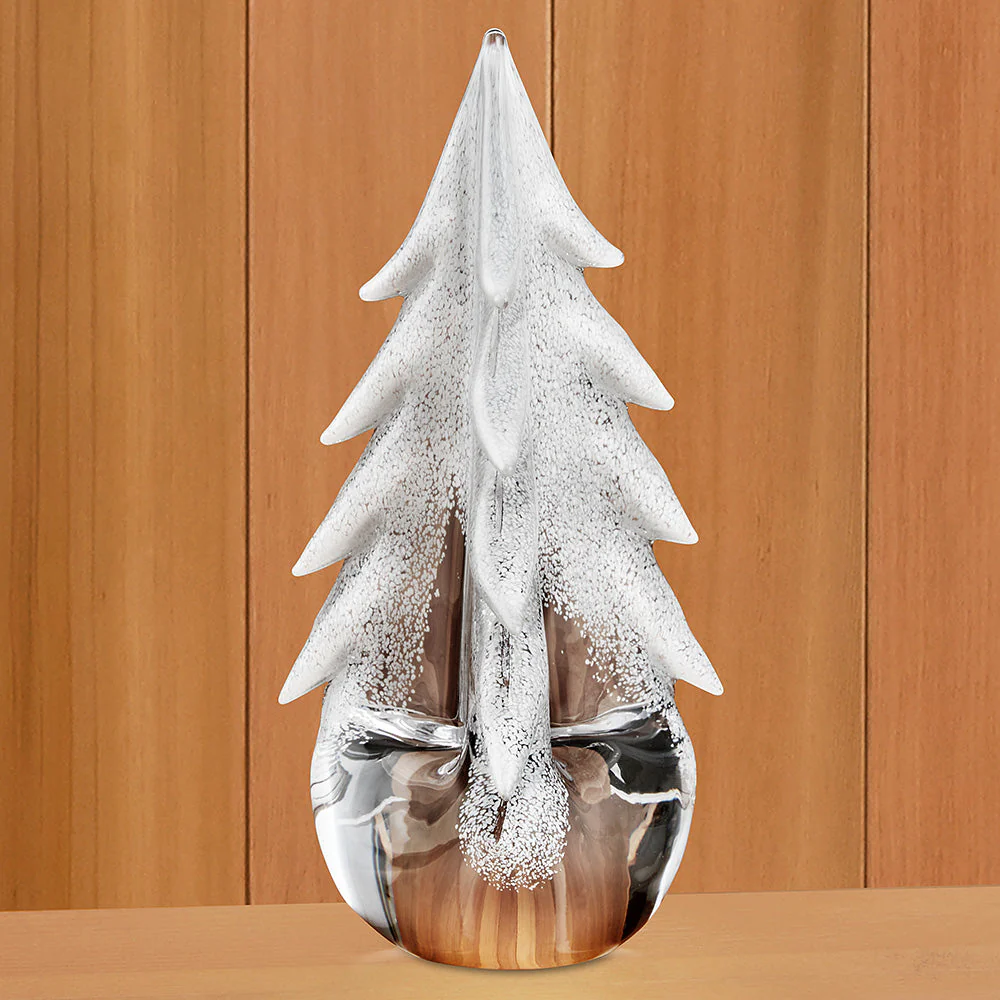 Simon Pearce Glass Evergreen, Snowy Branches - Image 2