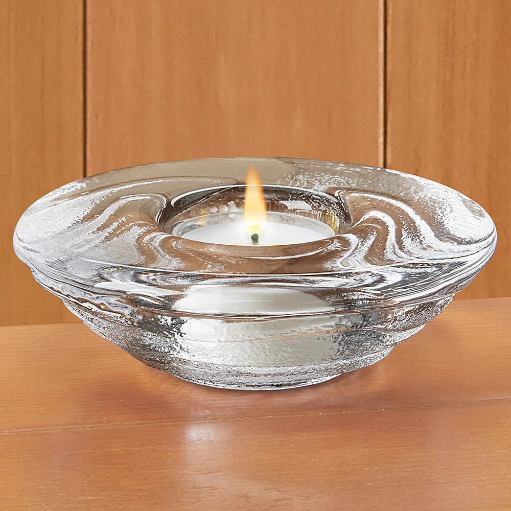 Simon Pearce Thetford Glass Tealight Holder