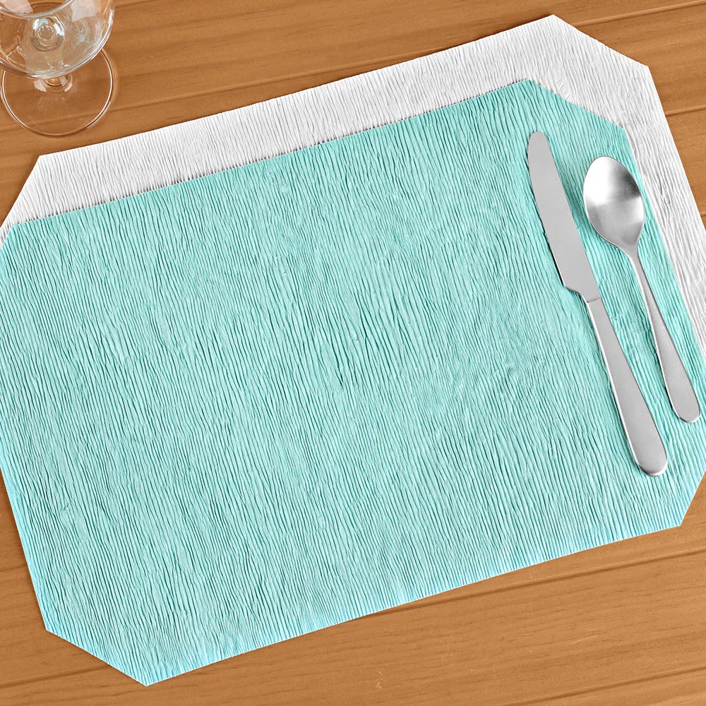Skyros Designs "Peasant Mats" Reversible Wax-Coated Crinkled Paper Placemats - Image 7