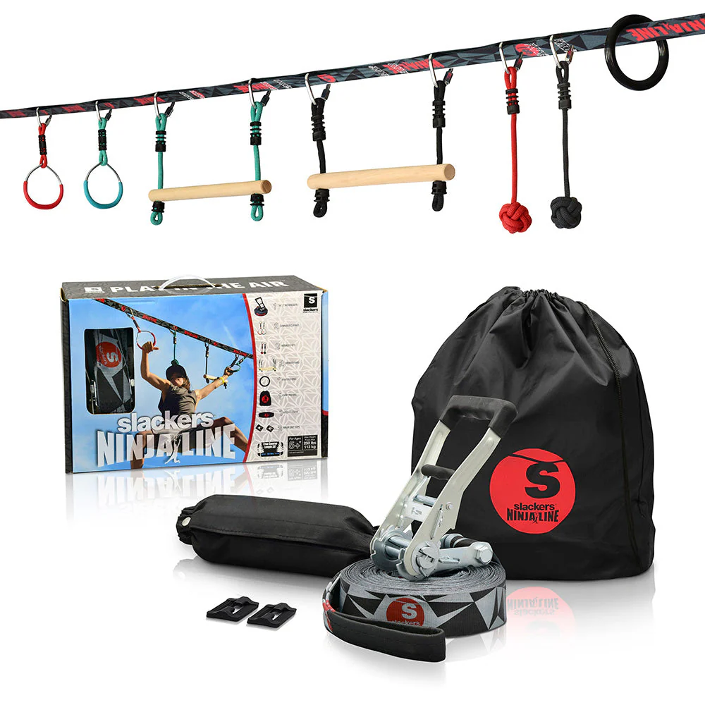 Slackers Ninjaline™ Backyard Obstacle Course Kit - Image 4