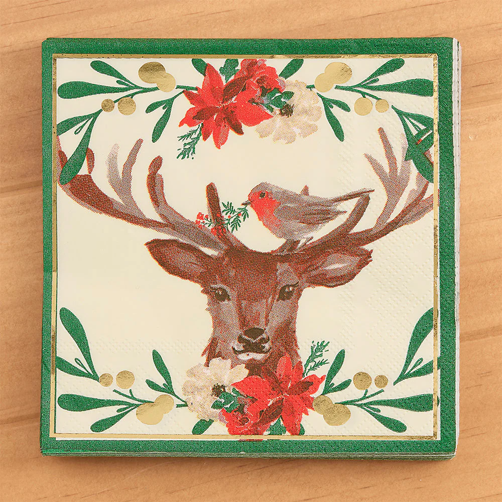 Sophistiplate Paper Plates and Napkins, Christmas Forest - Image 5