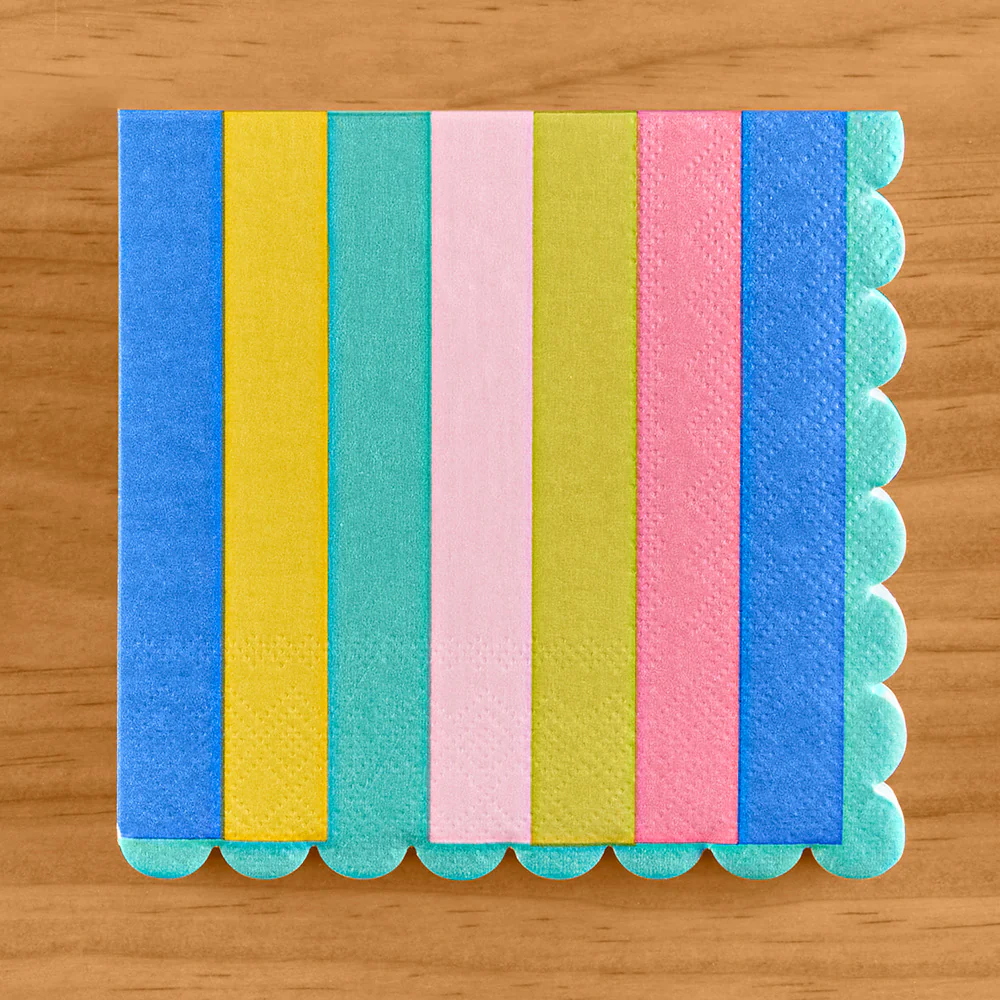 Sophistiplate Paper Plates and Napkins, Panoply Rainbow Sunshine - Image 5