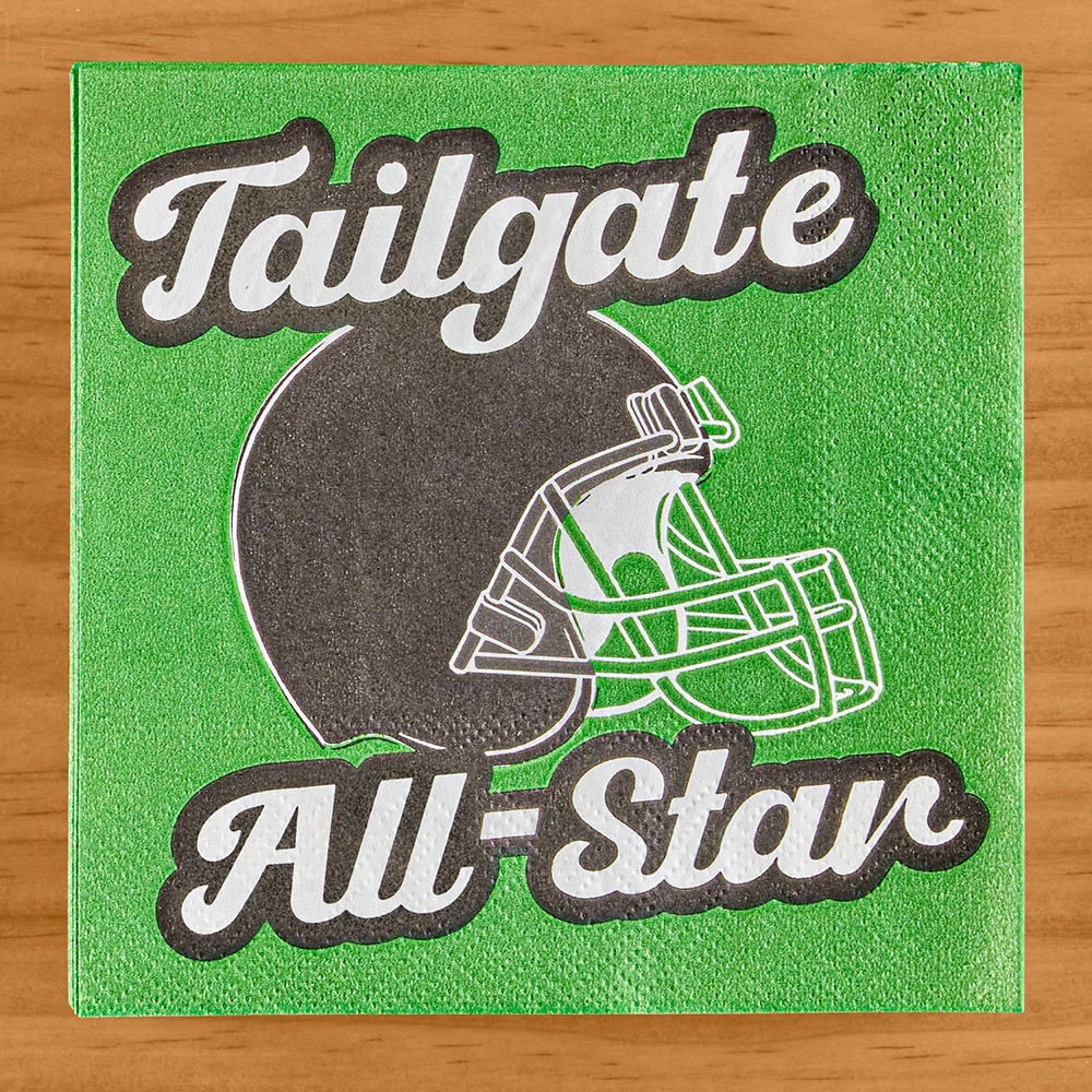 Sophistiplate Paper Plates and Napkins, "Tailgate All-Star" - Image 5