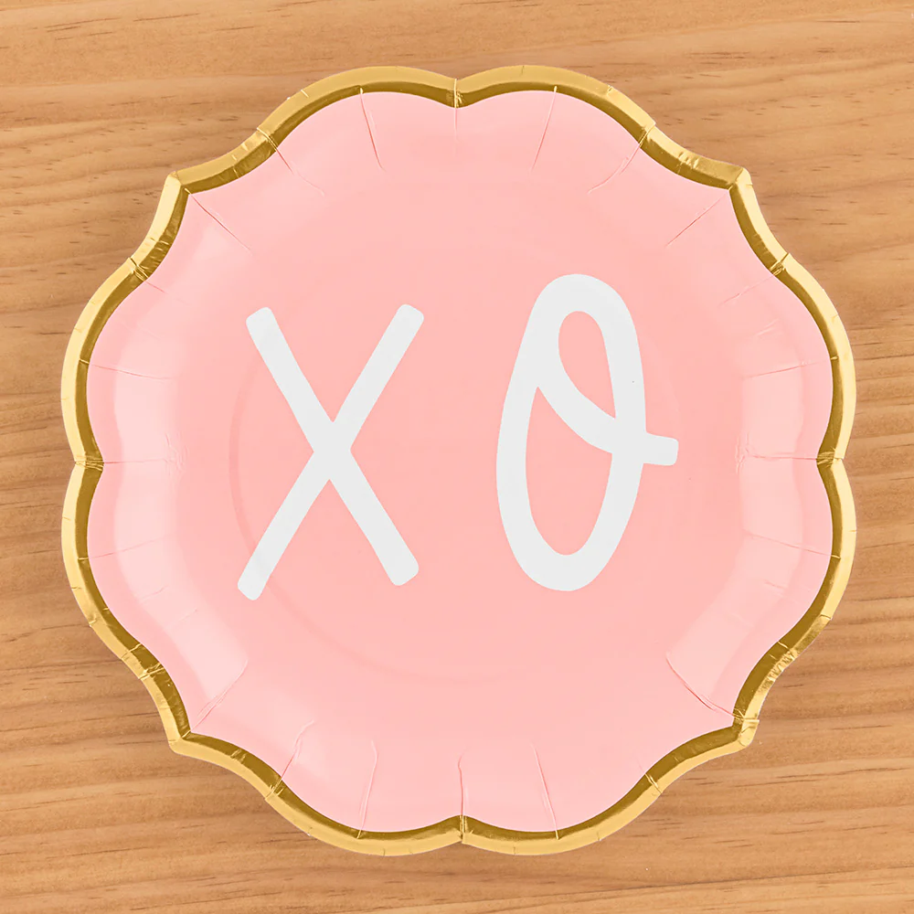Sophistiplate Paper Plates and Napkins, XOXO - Image 3
