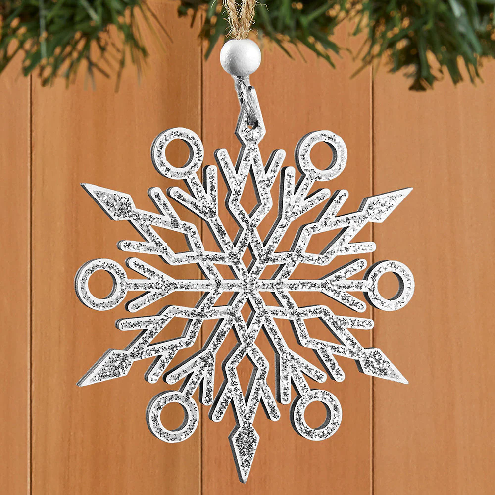 Sparkle Snowflake Ornaments - Image 4