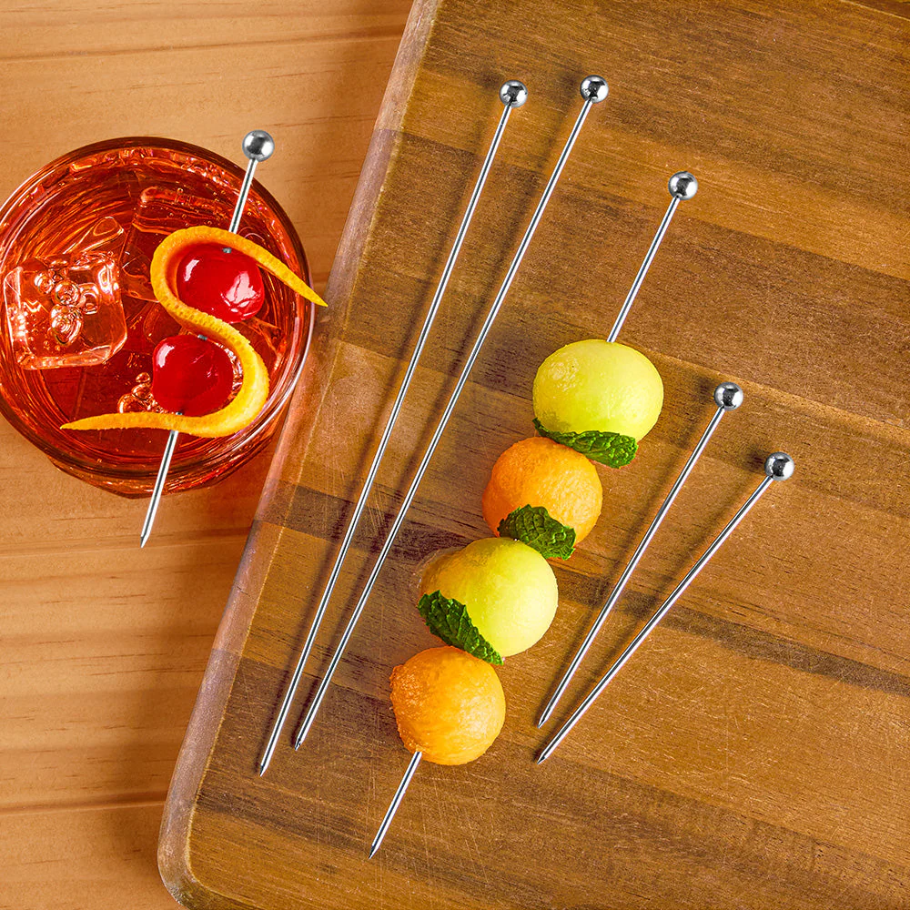 Stainless Steel Cocktail Picks, Set of 12 - Image 4