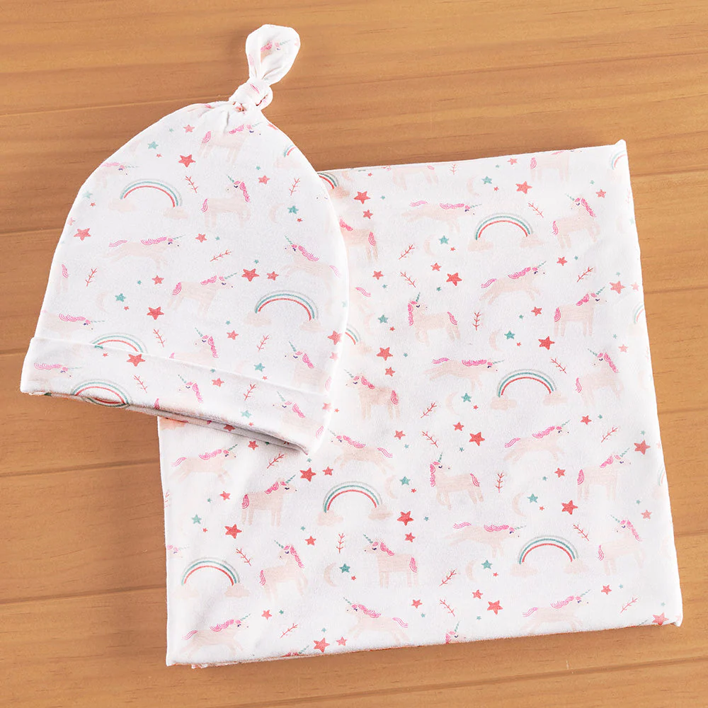 Stephen Joseph Baby Blanket & Beanie Set - Image 4
