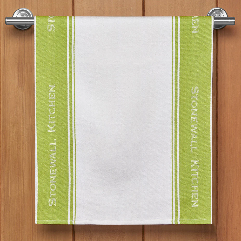 Stonewall Kitchen Cotton Towel, Striped Jacquard