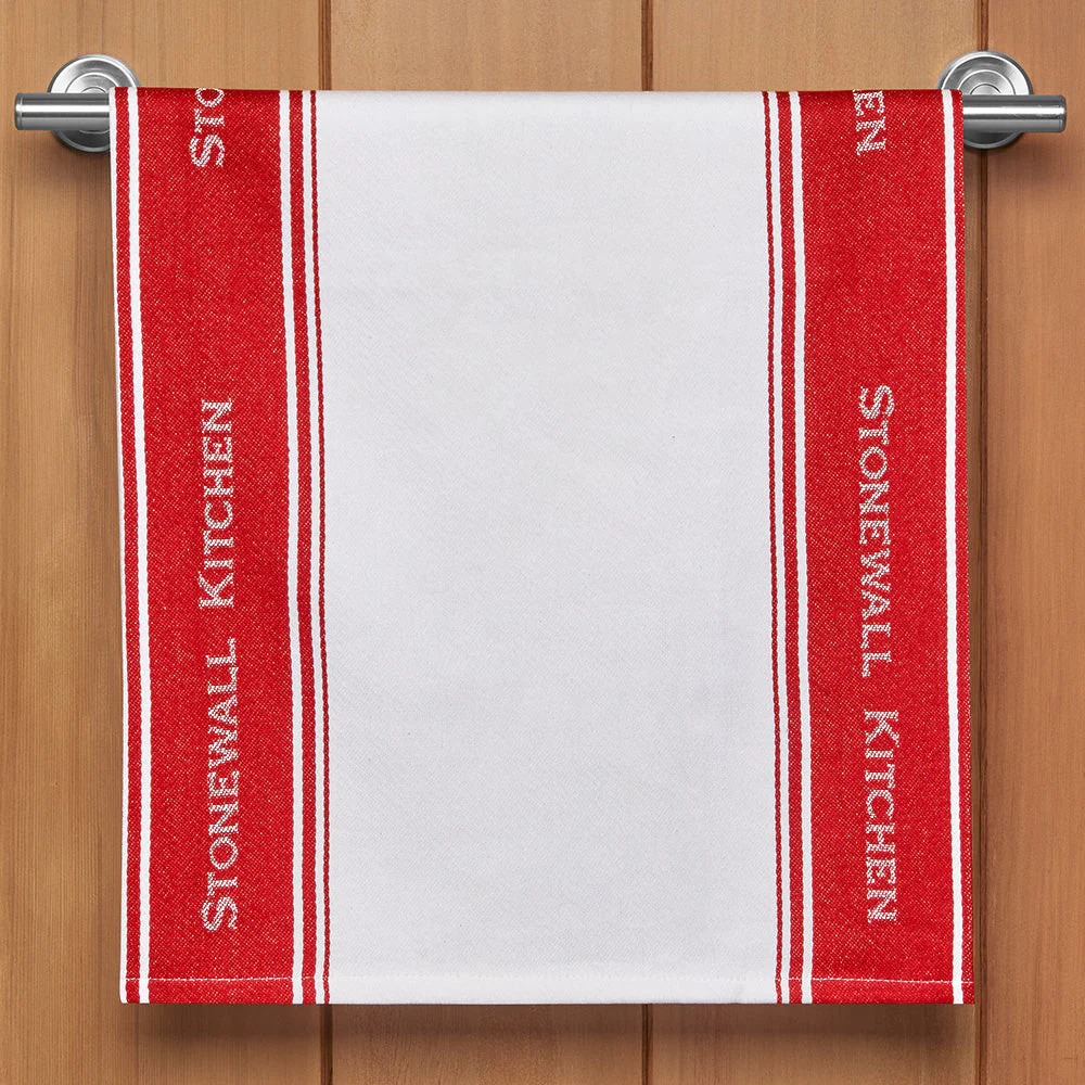 Stonewall Kitchen Cotton Towel, Striped Jacquard - Image 2