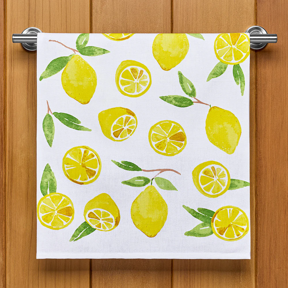 Stonewall Kitchen Tea Towel, Lemon Squeeze