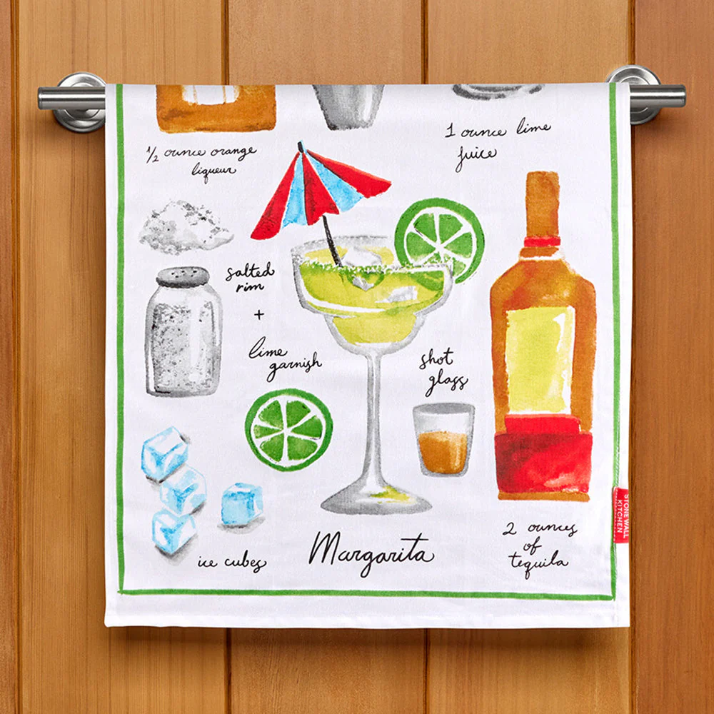Stonewall Kitchen Tea Towel, Margarita Recipe