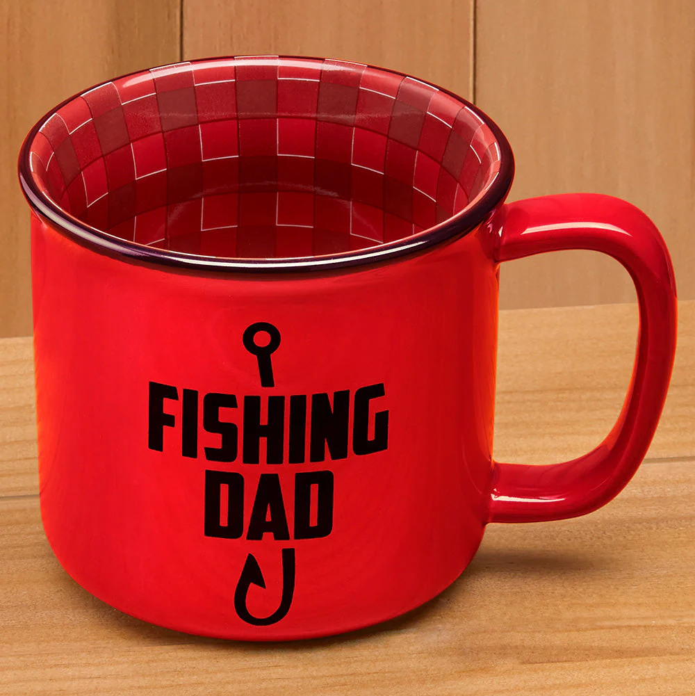Stoneware Dad Mug, Fishing - Image 2