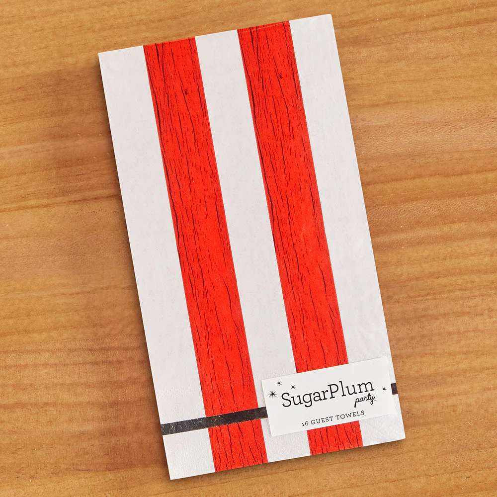 SugarPlum Party Paper Napkins & Guest Towels, Stars & Stripes - Image 2