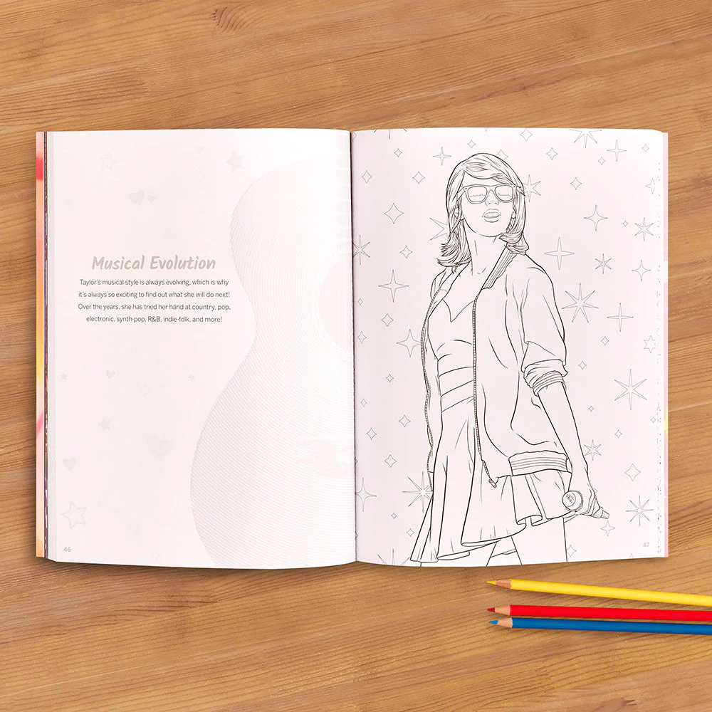 "Super Fan-tastic Taylor Swift Coloring and Activity Book" by Jessica Kendall - Image 2