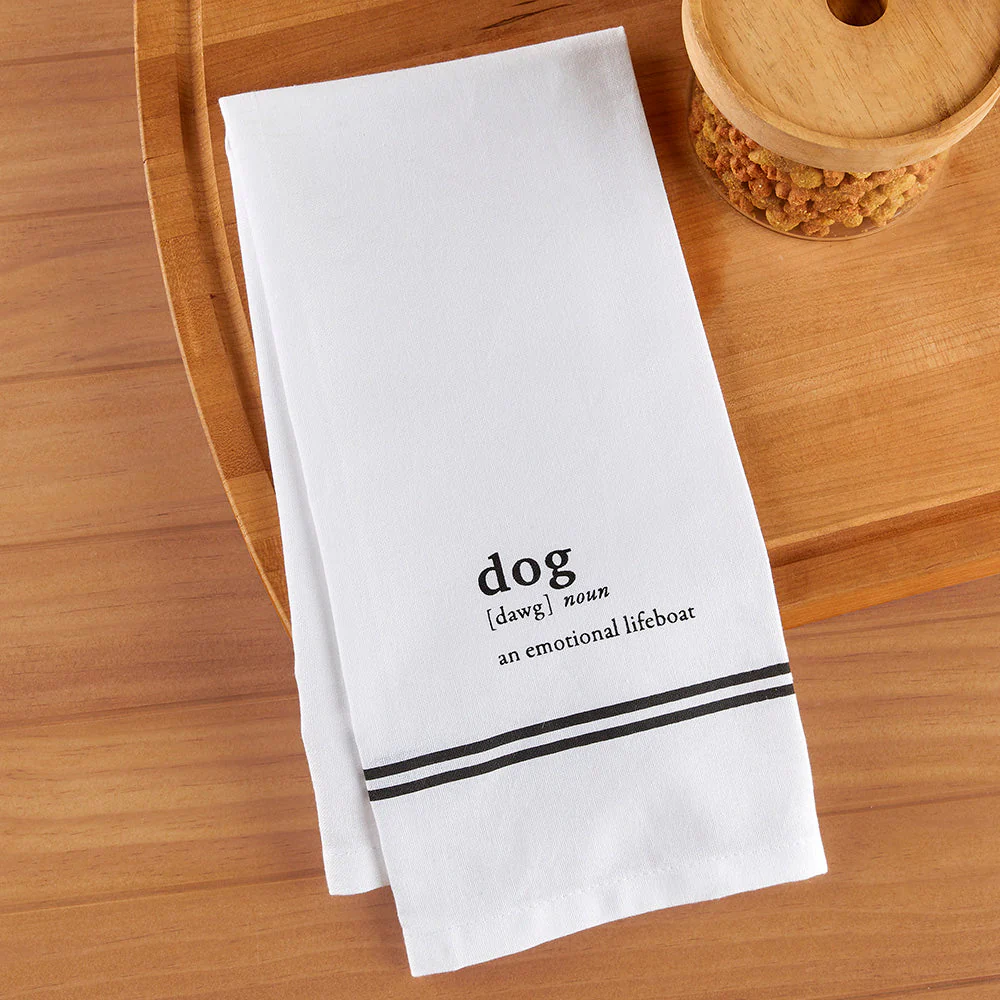 Tableau Dishtowel, Dog