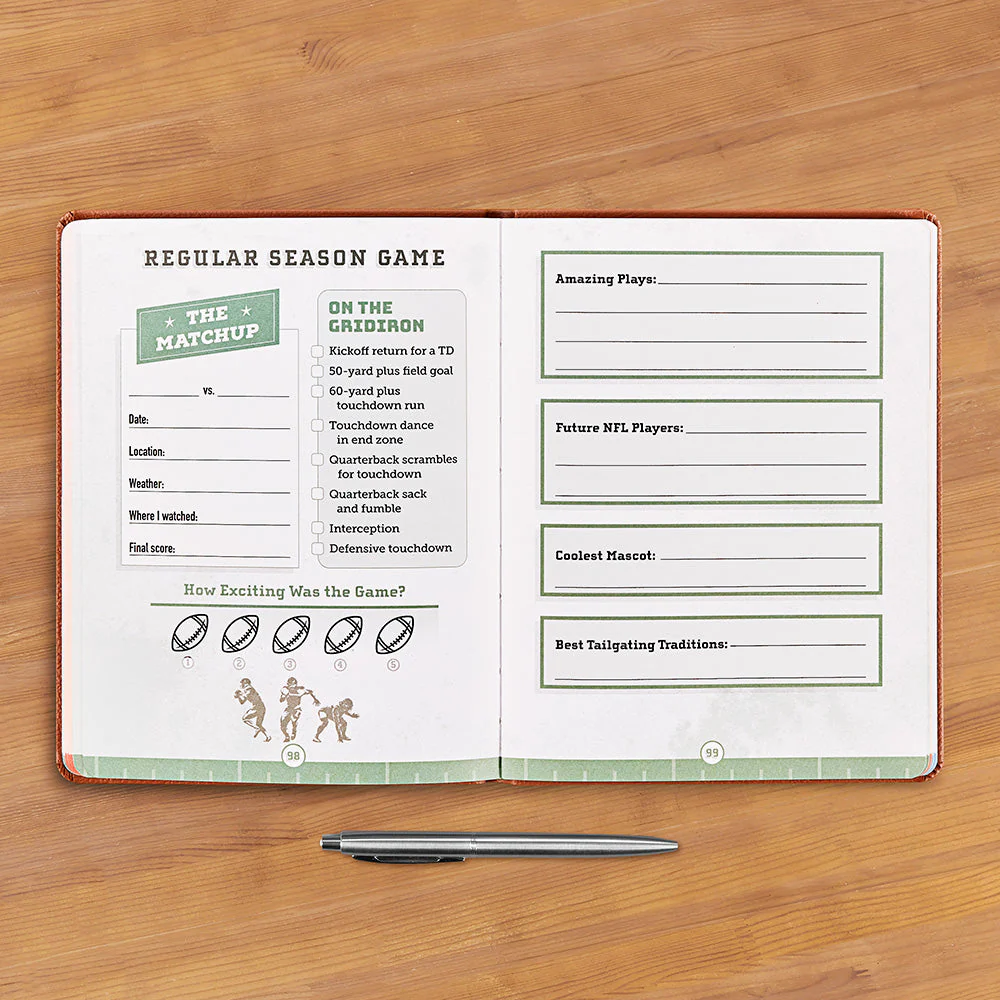 "The Football Bucket List" Guidebook and Journal by Ellen Labrecque - Image 2