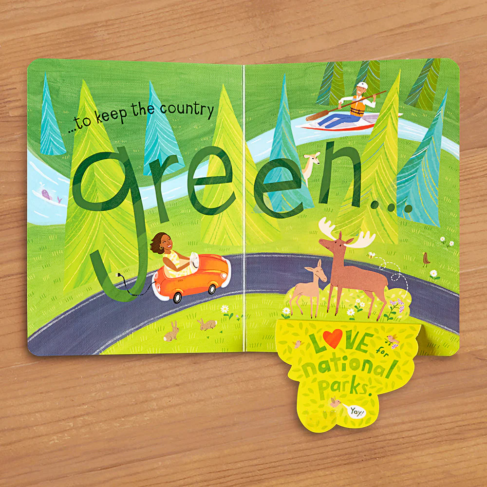 "The Obamas" Children's Lift-the-Flap Book - Image 2