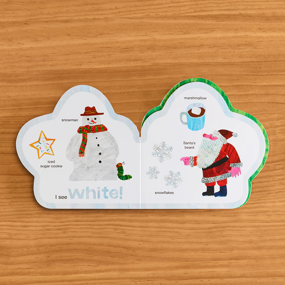 "The Very Hungry Caterpillar's Christmas Colors" Board Book by Eric Carle - Image 2