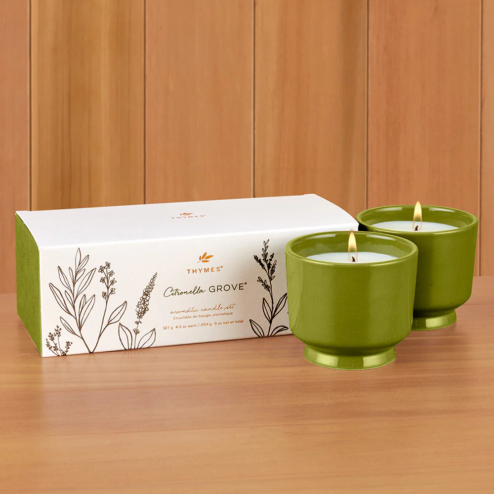 Thymes Citronella Grove Candle Set - Image 2