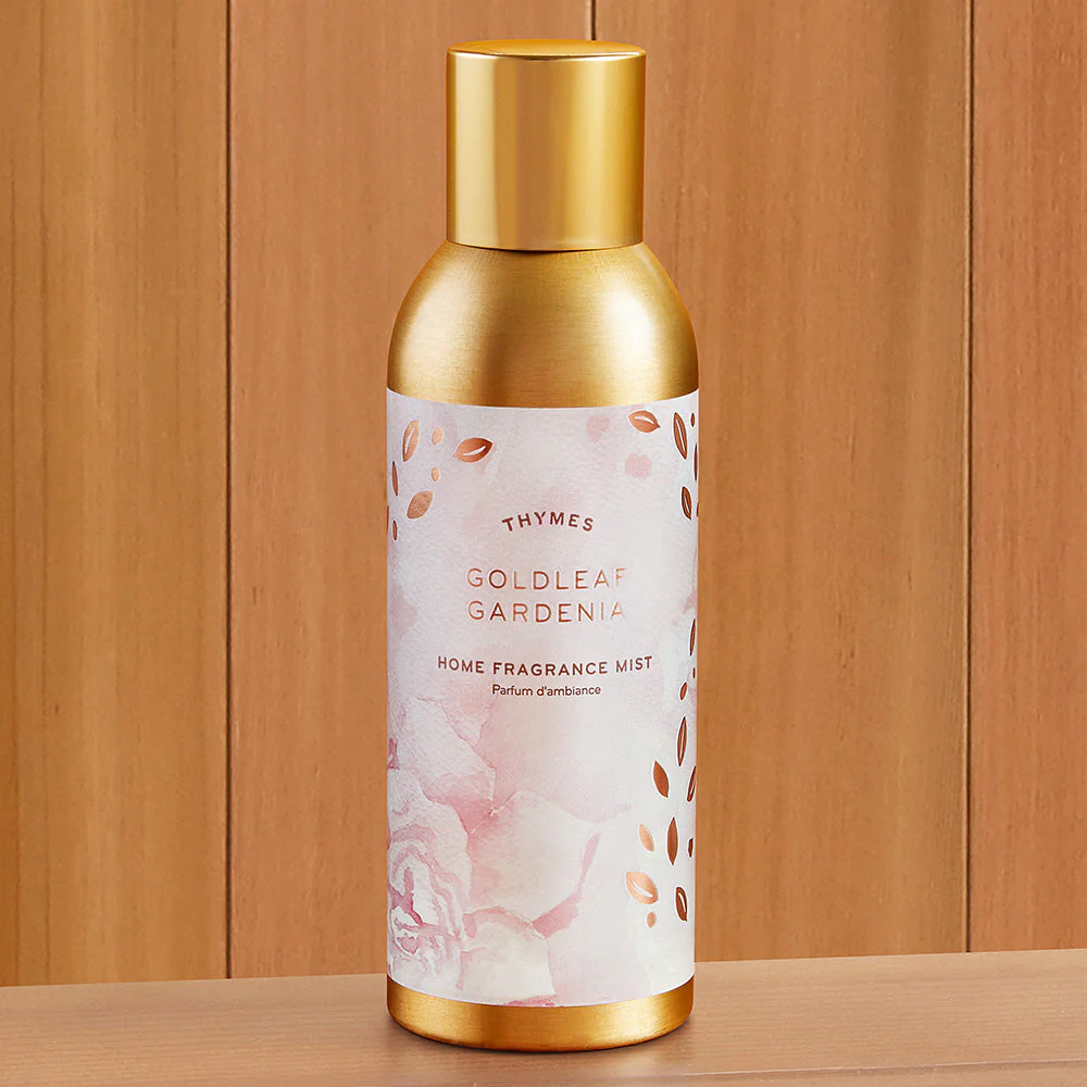 Thymes Goldleaf Gardenia Home Fragrance Mist