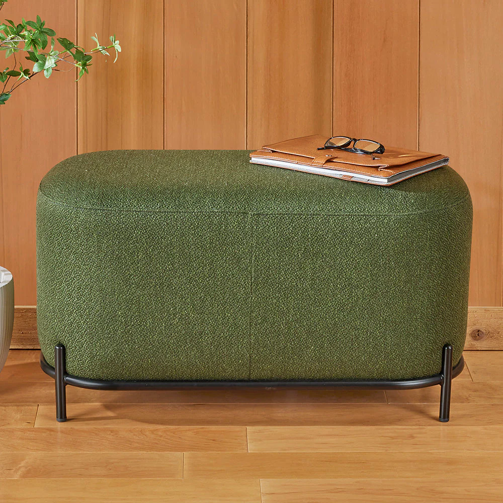 Torre & Tagus Pender Pin Leg Upholstered Bench